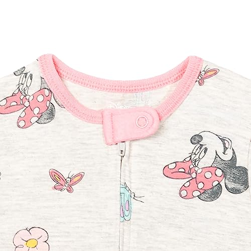 Disney Junior Baby Girls 2 Pack Zip Up Sleep N' Plays Newborn to Infant Sizes (Newborn - 24 Months)4