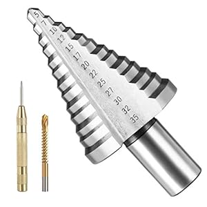 Flintronic HSS Stufenbohrer Set Ø5-35mm Silber