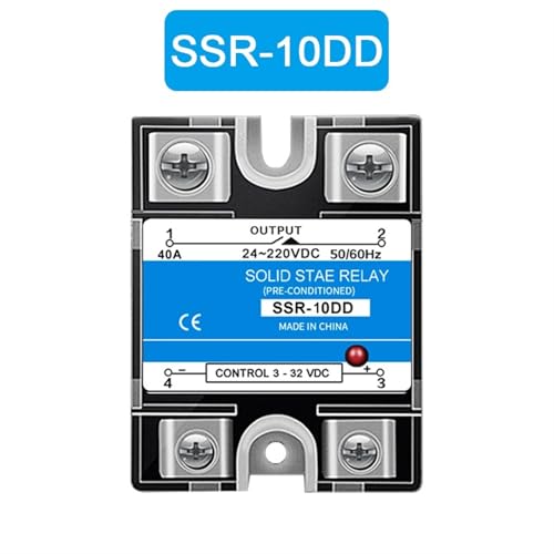 Relé de estado sólido SSR-10DD con disipador térmico que evita sobrecalentamiento 2