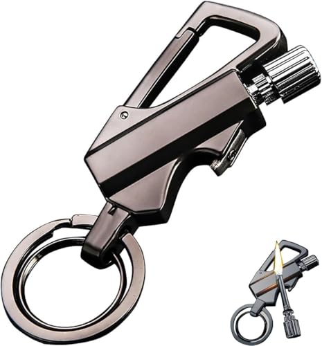 Permanent Match Infinity Lighter Permanent Match with Multitool Keychain Bottle Opener Waterproof Reusable Matchstick Forever Match for Outdoor Survival(Fuel Not Included) (1)