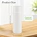 Mirrline 60ml/2oz White Deodorant Containers Plastic Twist Up Filling Bottle Refillable Deodorant Holder Stick for Crayon Lip Balm Chapstick Sunscreen Lotion Bar - 12 Pack