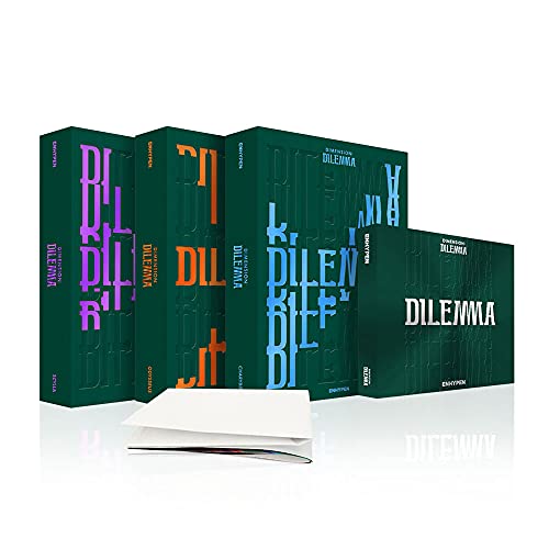 ENHYPEN Dimension Dilemma 1st Album Set (ODYSSEUS, SCYLLA, CHARYBDIS, ESSENTIAL) (incl. Weverse Official Gift, Pre-order Benefits : Poster (Folded), OS Player Card)