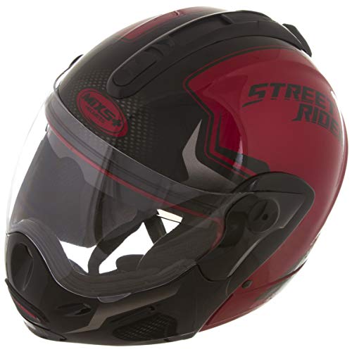 Capacete Mixs Captiva Street Rider 58 Vermelho