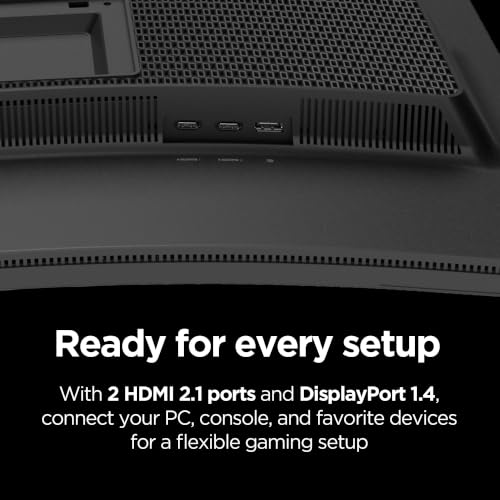 Image of Lenovo Legion 27-2c - Gaming Monitor - 27 inch Curved FHD Display with Fast VA Panel - 280Hz Refresh Rate - AMD FreeSync Premium and VESA Adaptive Sync - 0.5ms MPRT Response Time - Eclipse Black