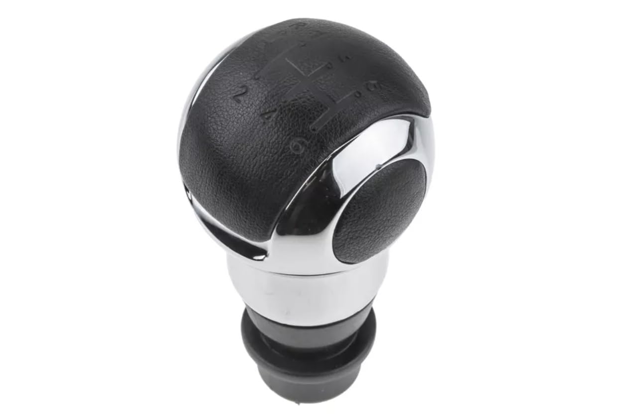Pomello del cambio, compatibile con Citroen DS3, DS4, 6 marce, in metallo, cromato