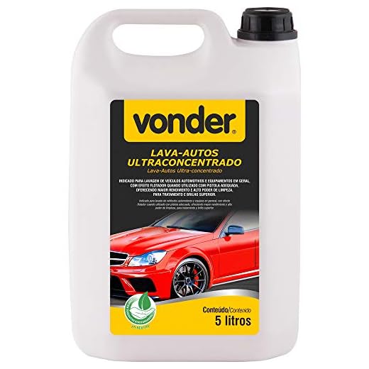 Lava Automóveis Ultraconcentrado 5 Litros Vonder