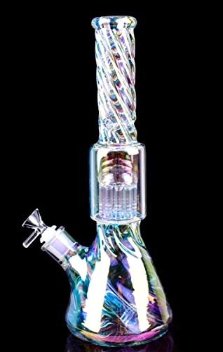 ParaCity 14" Glas Wasserpfeifen mit 14mm Schale Recyler Pfeifen Öl Rigs Hookah – Bild 7