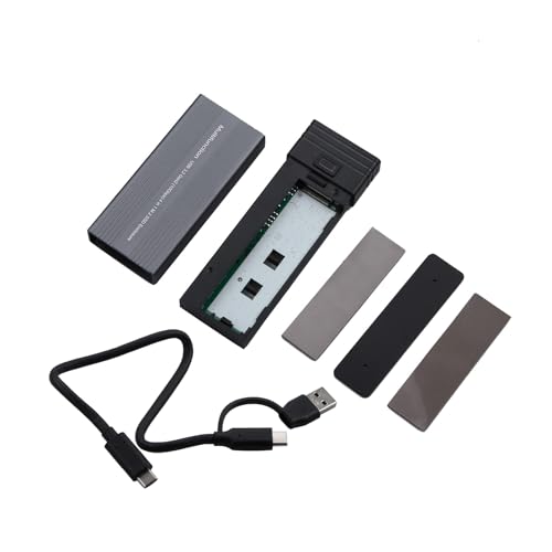 Carcasa Adaptador SSD M.2 NVMe SATA Tipo C con Hub USB miniatura 1