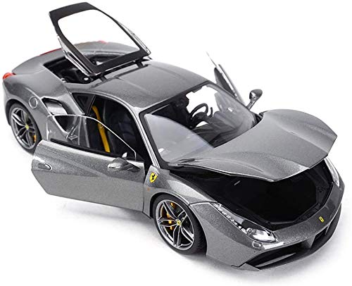 YLJJ Coches a Escala Ferrari 488 GTB Coche Deportivo de aleación Modelo...