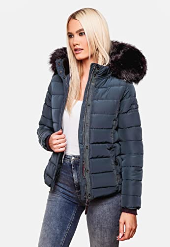 Navahoo Damen Winterjacke Miamor Blau Gr. XL