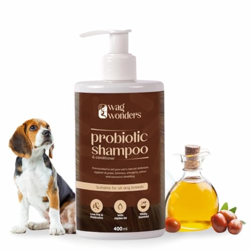 Image of Probiotic Dog Shampoo 400ml, Probiotic Balances Natural Bacteria, Supports Healthy Skin & Coat, Soothes Itching & Irritation, Gentle & Nourishing Pet Care