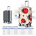 QSMBNET Travel Luggage Cover Ladybug Spandex Suitcase Protector Washable Baggage Covers Fashion Elastic Scratch-Resistant Luggage Cover Protector Fits 18-32 Inch Luggage