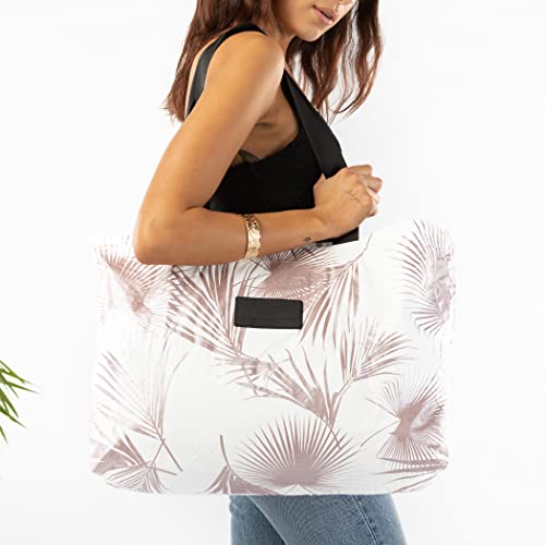 ALOHA Collection Holo Holo Tote Bag - Splash-Proof Bag - Reversible Tote for Beach & Travel - Easy to Clean (23" x 13.5")4