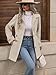 JellyLe Damen Wintermantel Lang mit Knopfleiste und Gürtel, Elegant Übergangsjacke Damen, Figurbetont Klassisch (Aprikose,M)