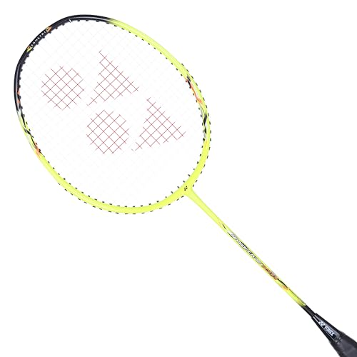Image of YONEX Nanoflare 9000i Badminton Racquet (Safety Yellow) Strung | G4 Grip | Full Cover