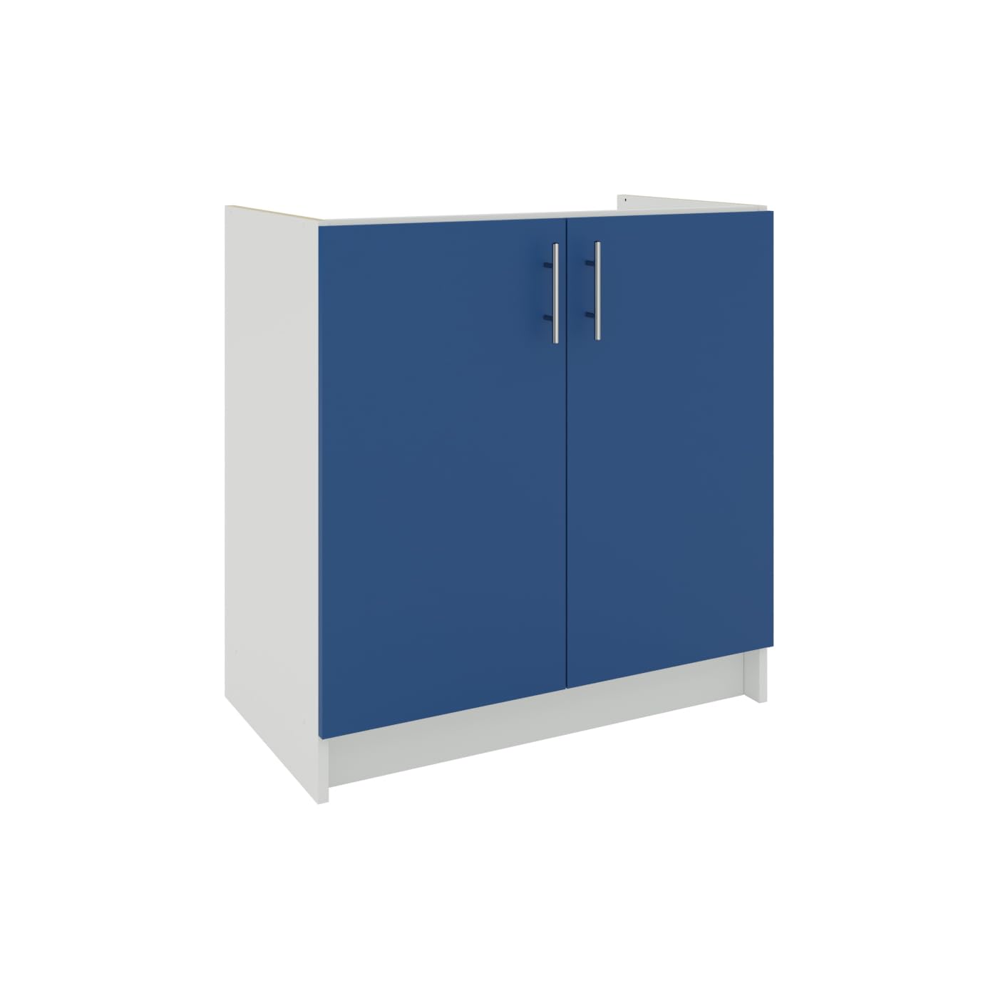 JD Greta Fixed Height 800mm Kitchen Sink Base Cabinet Floor Unit (Without Worktop) – Navy Matt