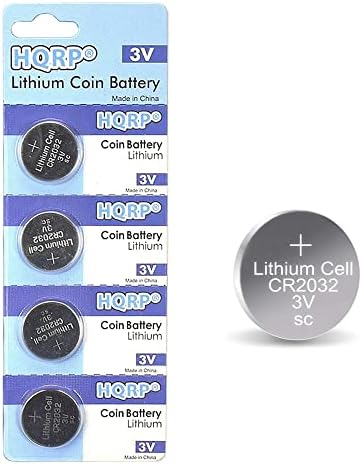 HQRP 4-Pack Coin Lithium Battery Compatible with Weight Watchers WW39N Digital Glass Scale
