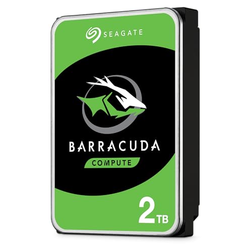 Seagate Barracuda ST2000DM008 Wewnętrzny Dysk Twardy, Srebrny, 2 TB