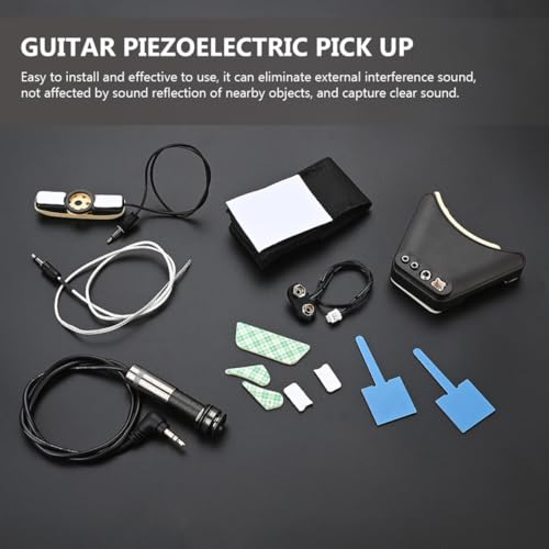 Micro Piézoélectrique pour Guitare Acoustique Facile à Monter