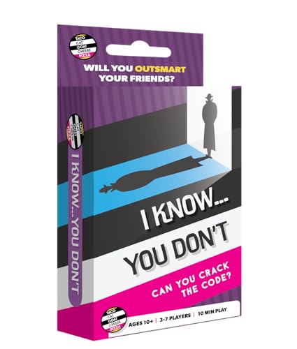 I know... You Dont Strategic Card Game for Family Game Night by Taco Cat Goat Cheese Pizza | Easy to Learn | Fast 10 Minute Rounds | Fun for Kids Teens and Adults | 3 - 7 Players
