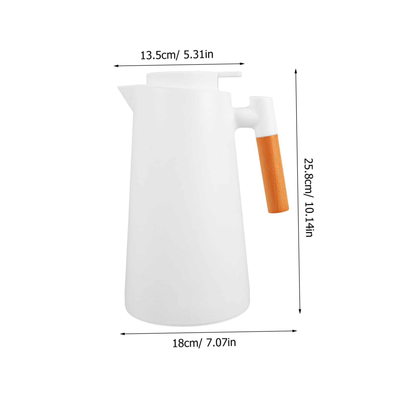 Zerodeko Termo Botella de Agua Aislada para Jarra de Café Jarra Térmica de Inoxidable con Tapa para Oficina y Hogar Capacidad