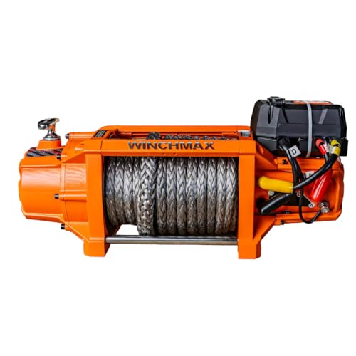 Winchmax winche eléctrico 17,500 lb 12V con cuerda sintética 20M miniatura 4