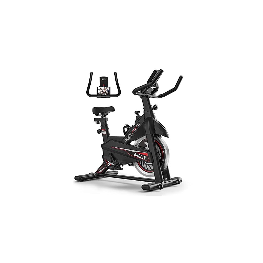 Exercise-Bike-Stationary-Cycling-Bike-with-LCD-MonitorIpad-Mount-and-Comfortable-Seat-Cushion-for-Home-Gym