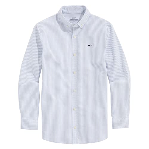 vineyard vines Boys Boys Stripe Stretch Oxford Shirt