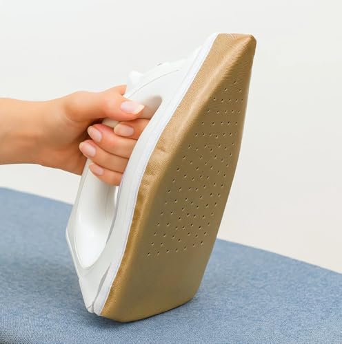 Sapata Protetora Térmica para Ferro de Passar Roupa, Anti Brilho, Antiaderente com Velcro, Compatível com Todos os Modelos