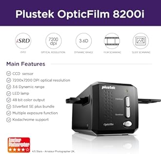 OpticFilm 8200i SE7200dpi/LED/iSRD/SilverFast SE
