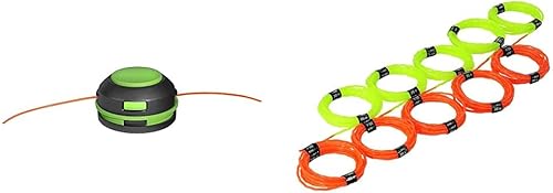 AH1520 Replacement POWERLOAD Head for EGO 15" String Trimmer AL2420PD 095” Dual Color Pre-Cut Trimmer Line for All EGO 15-Inch String Trimmers