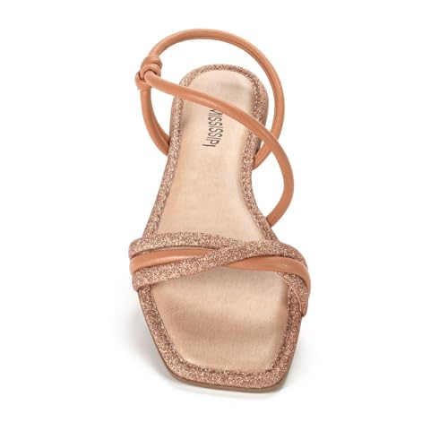Sandalia Mississipi Q9661 Rasteira Salto Baixo Casual Leve Feminino