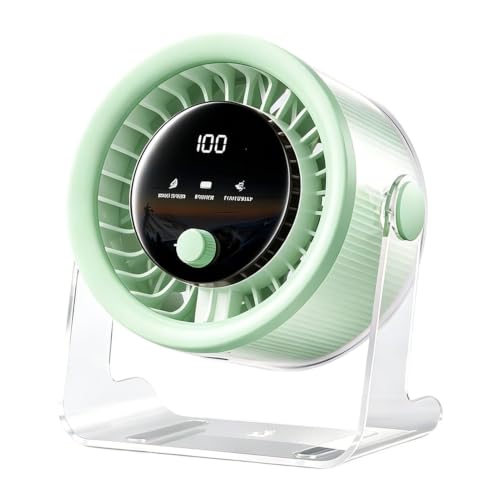 Ventilador de escritorio con pantalla LED y batería de 2000 mAh 2