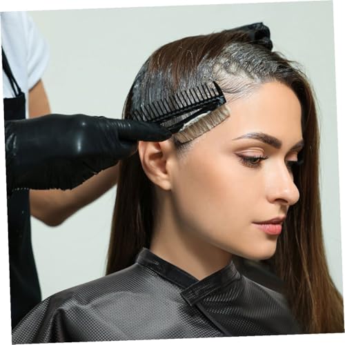 Capa impermeable para tinte de cabello 2 piezas negra miniatura 5