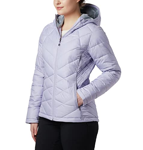 Image of Columbia Women's Omni-Heat Reflective Heavenly Hooded Hiking & Trekking Down Standard Length Jacket