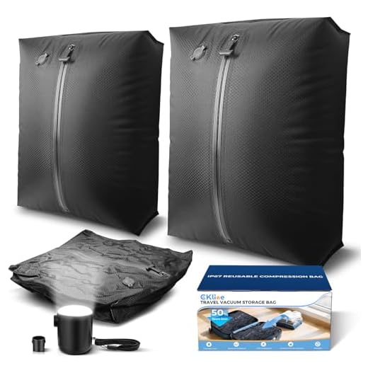 Does hard shell luggage prevent bed bugs Travel Vacuum Bags with Pump - Set of Two