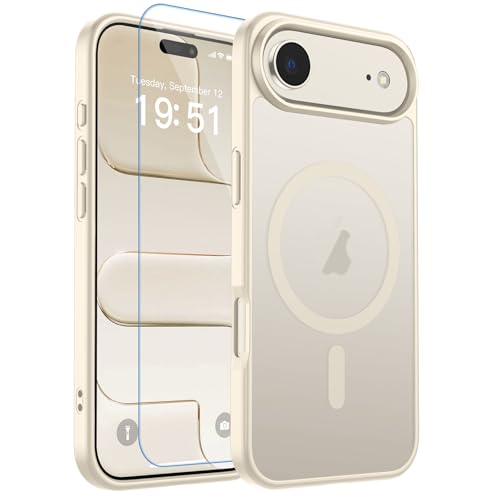zapica Magnetic for iPhone Air Case, Antique White