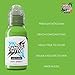 World Famous Tattoo Ink Limitless - Light Green 1 - Professional Tattoo Ink & Tattoo Supplies - Skin-Safe Permanent Tattooing in Bold Shades - Vegan & Non-Toxic (1 oz)