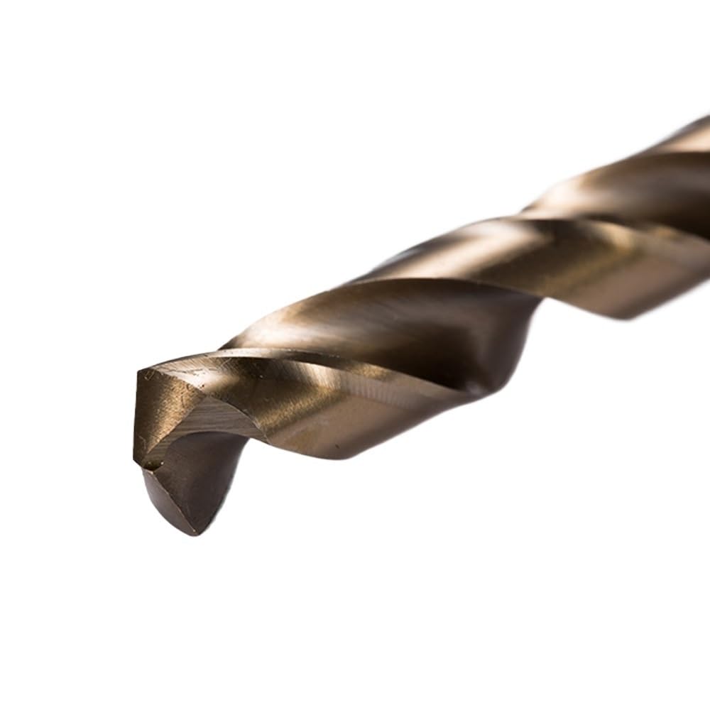 Wiertło kobaltowe, średnica 8–20 mm M35 Wiertło kręte ze stali szybkotnącej do twardego metalu, stal nierdzewna(16.7mm)
