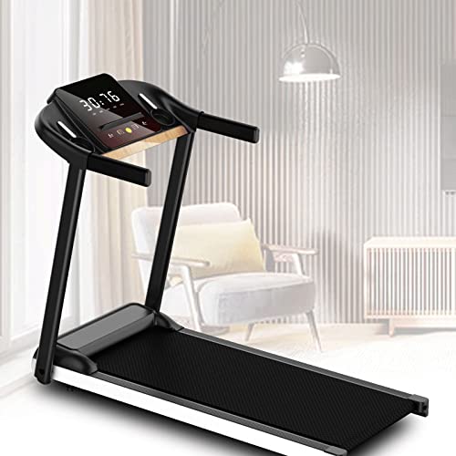 Image of Treadmill Home Smart Electric Mini Family Running Exercise Fitness Equipment Folding Treadmill (Black)