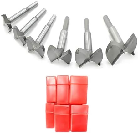 Forstner Drill Bits Set 30-60mm 6PCS Carbide Forstner Bits HSS