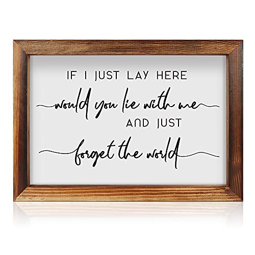 CHDITB If I Just Lay Here Framed Wall Art 16x11 inch