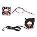 Stampante 3D DC Fan e Turbo Fan Kit, Parti elettriche 5V, Compatibile con Prusa i3 MK3/3S MK2/2.5 5V