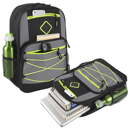 Trail maker Bulk Color Block Laptop Backpacks 24 Pack Wholesale Backpacks in Bulk for Kids Nonprofit (Male Colors Pack)3