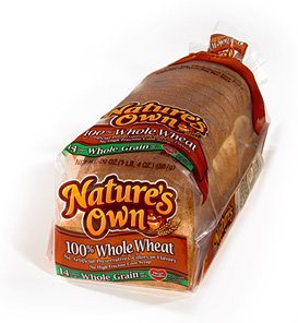 Nature's Own Whole Wheat Bread - Two Loaves by Nature's Own