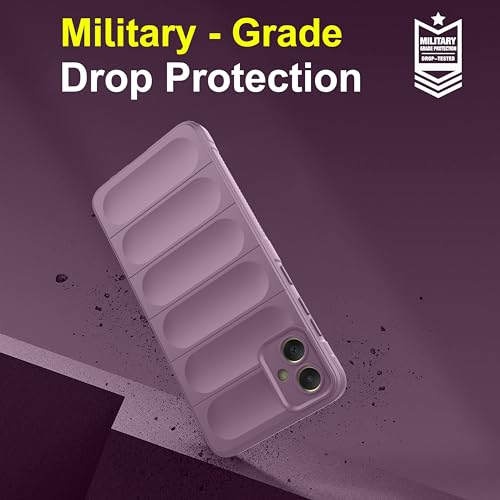 Image of Zapcase Back Case Cover for Samsung Galaxy F05 | Compatible for Samsung Galaxy F05 Back Cover | Liquid Silicon Magic Case with Camera Protection | Lavender