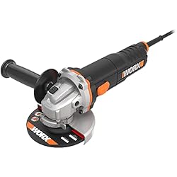 Amoladora 115mm 750W | Worx | WX711 | Sistema de ajuste rápido del disco, bloqueo del husillo