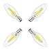 Produktbild 4er Pack Dimmbar Warm Comfort 4W - B15 470 Lumen Filament LED Kerzenlampe 2700K C35 Kleine Bajonettkappe LED Edison Antike Glühlampe 40W Glühlampe Ersatz von e3Light