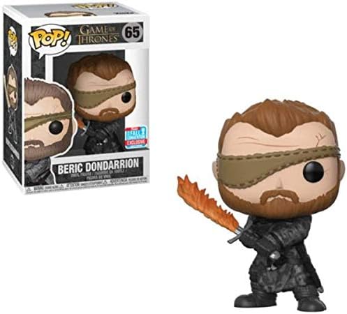 Funko POP! Television: Game of Thrones - Beric Dondarrion with Flame Sword 2018 Fall Convention Shared Exclusive (Bundled with Pop Box Protector Case)