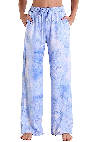 Image of X-Image Women Comfy Casual Pajama Pants with Pockets & Drawstring